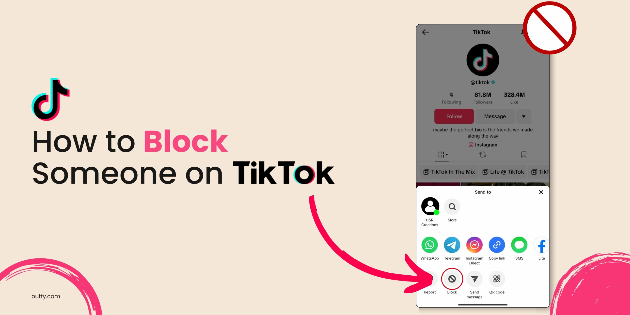 How to Block Someone on TikTok? Full Guide 2025 - Outfy