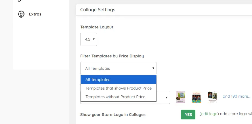 Product price display