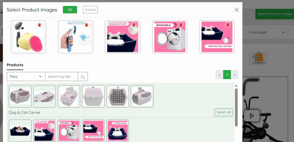 Choose the product