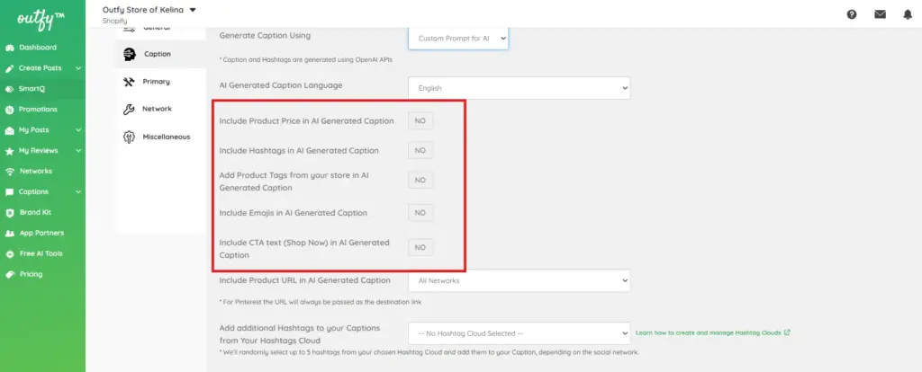Switch off all AAIi options