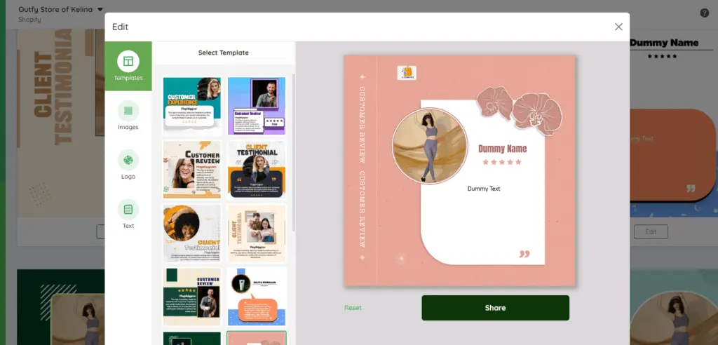 Edit the review post