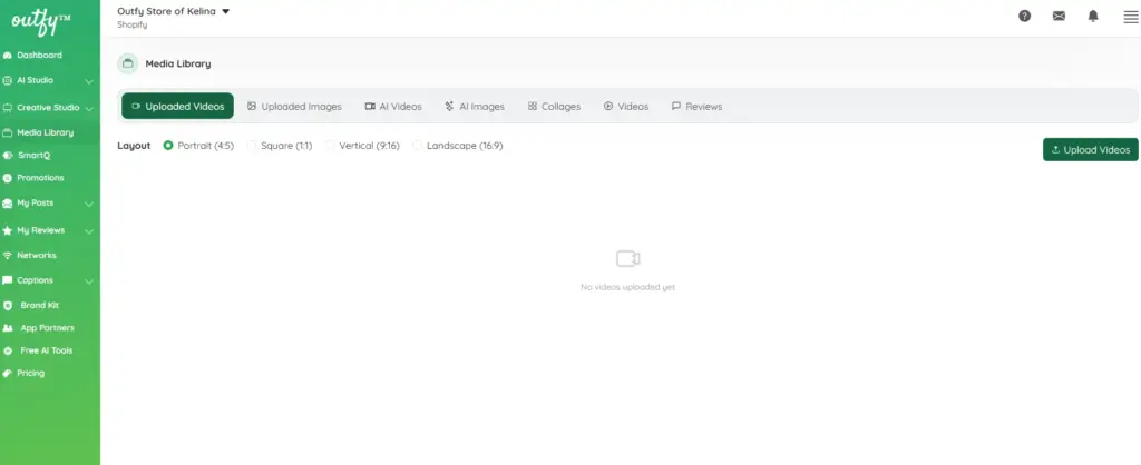 Upload media