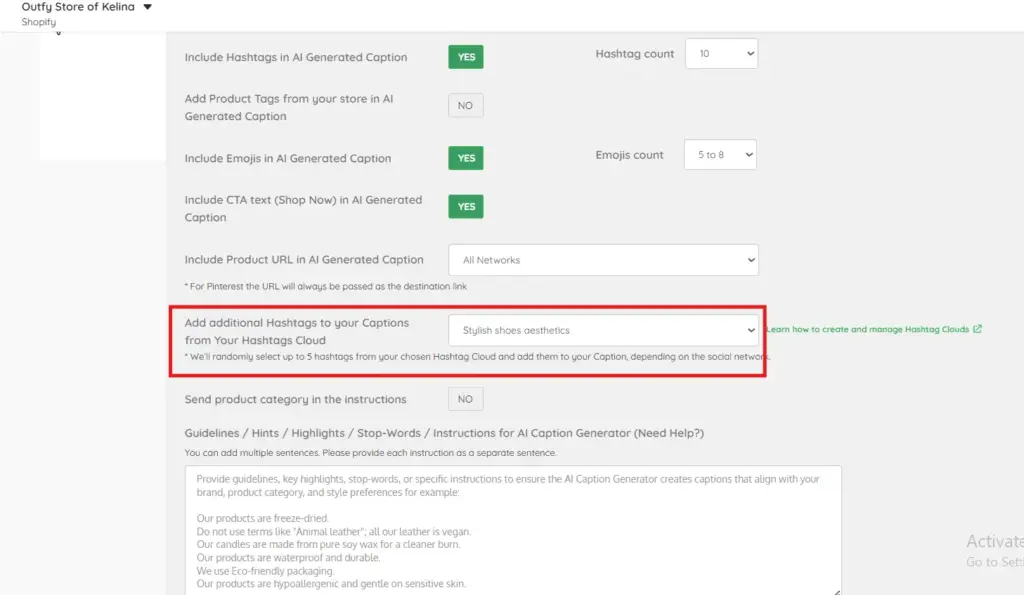 Add additional hashtags