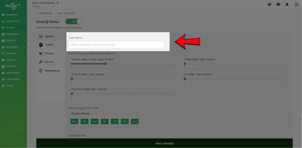Task Name -Short Video SmartQ