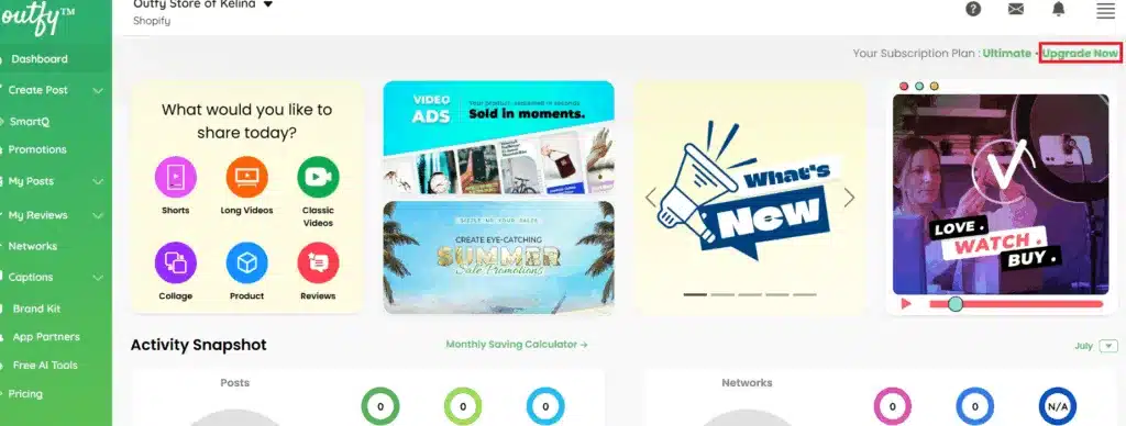 Upgrade Subscription