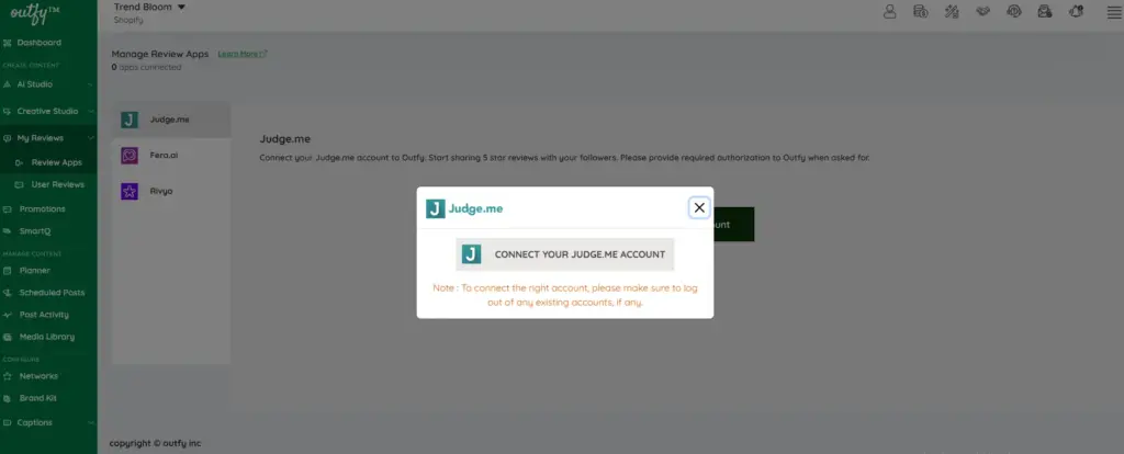 Connect account
