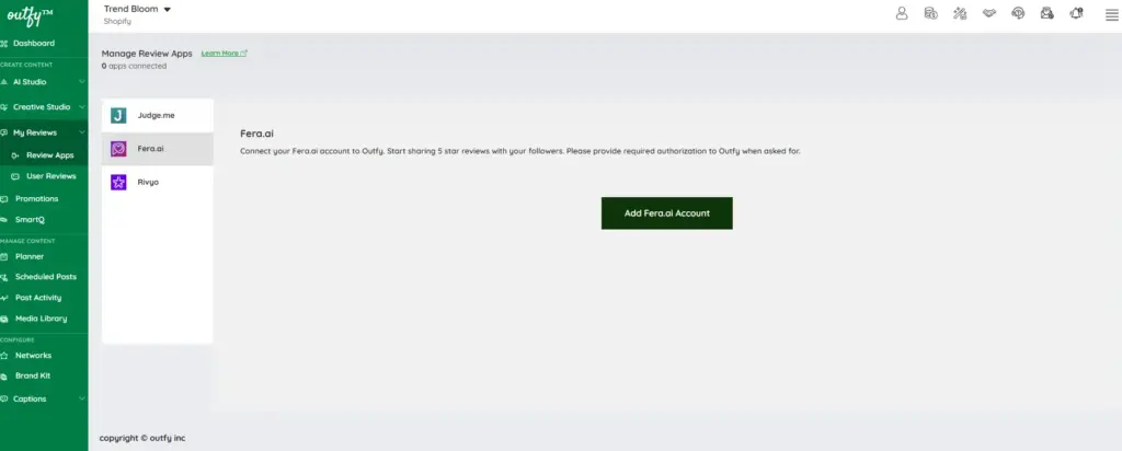 Connect account