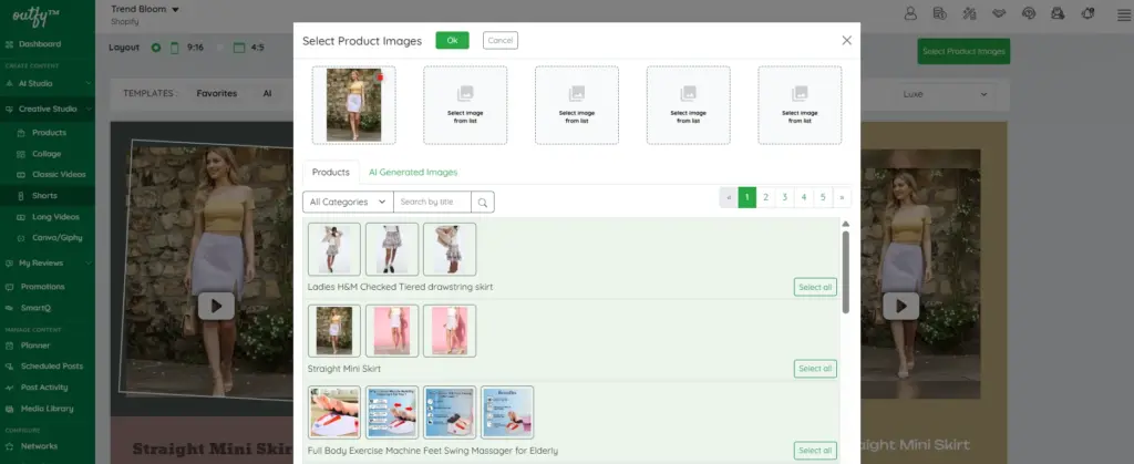 Select product image