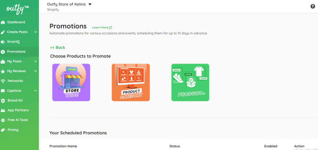 Choose product