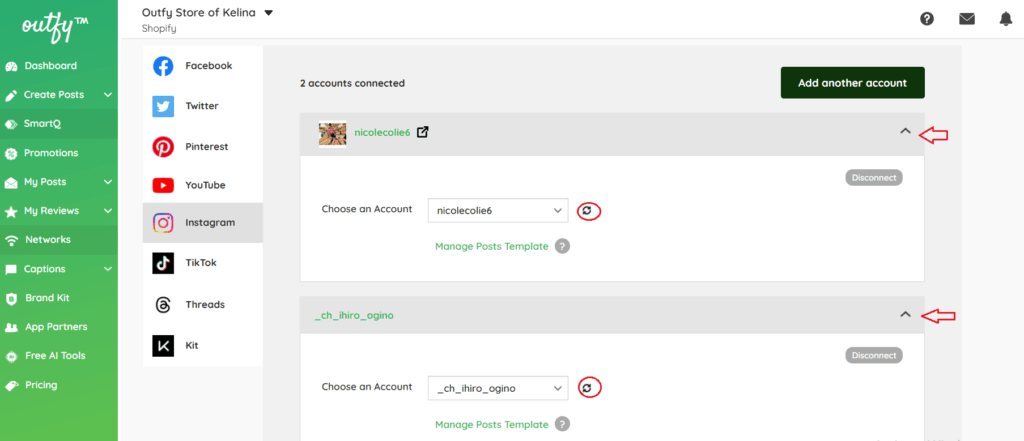 Accounts check