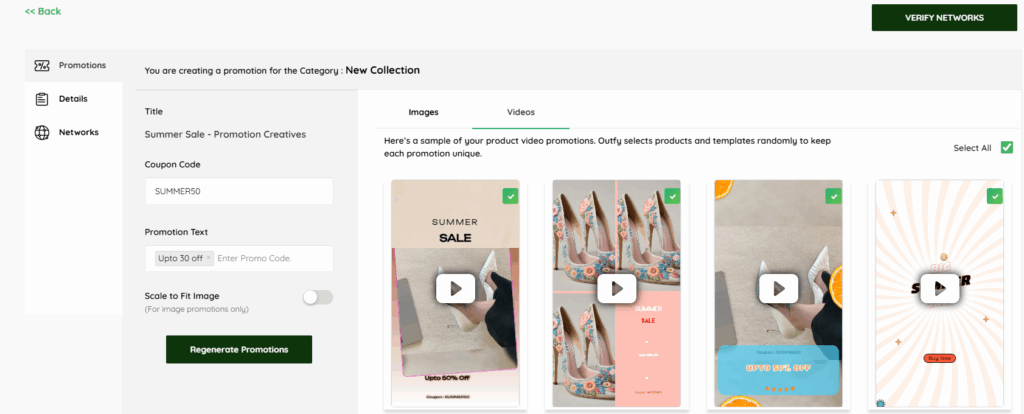 Add Promotion details