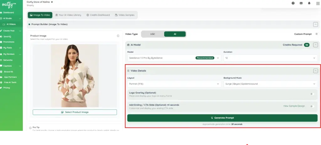 Ai videos details