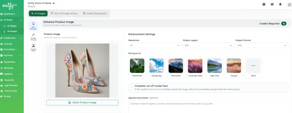 Select image