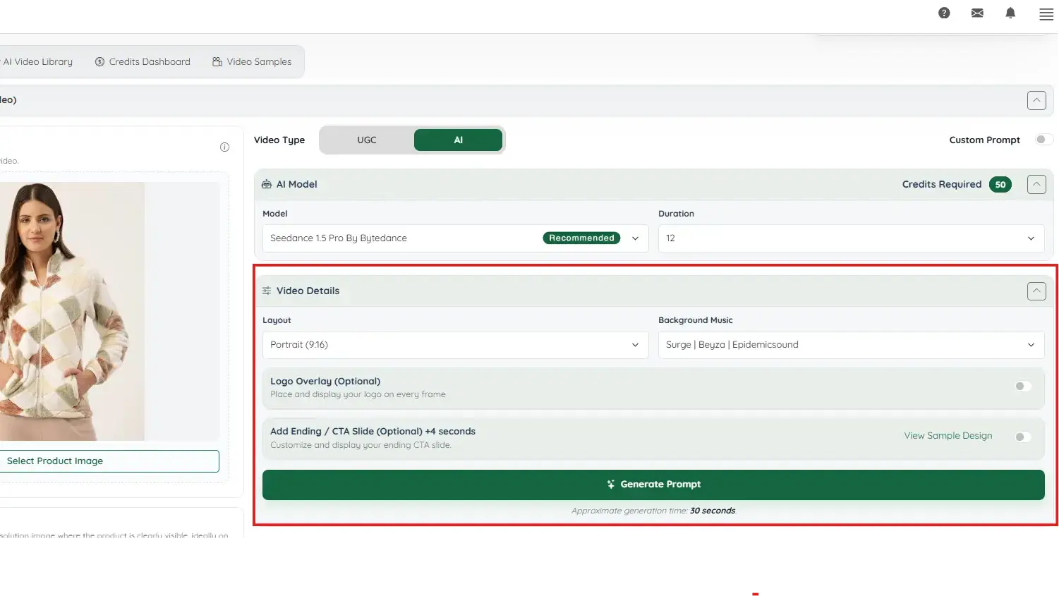 Ai videos details