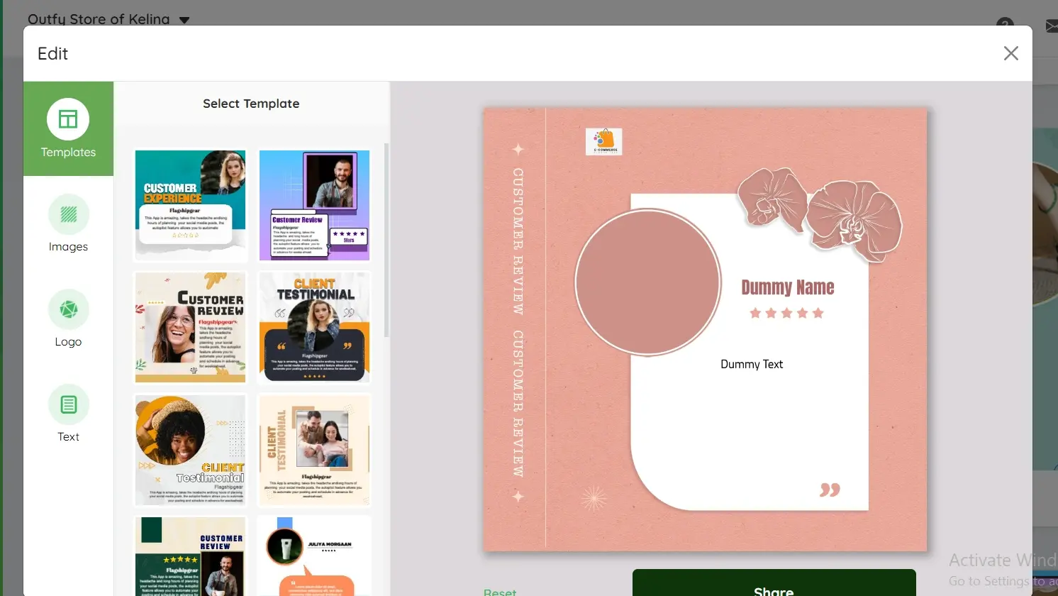 Customize Reviews post