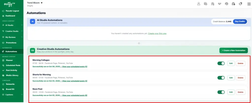 Automation List